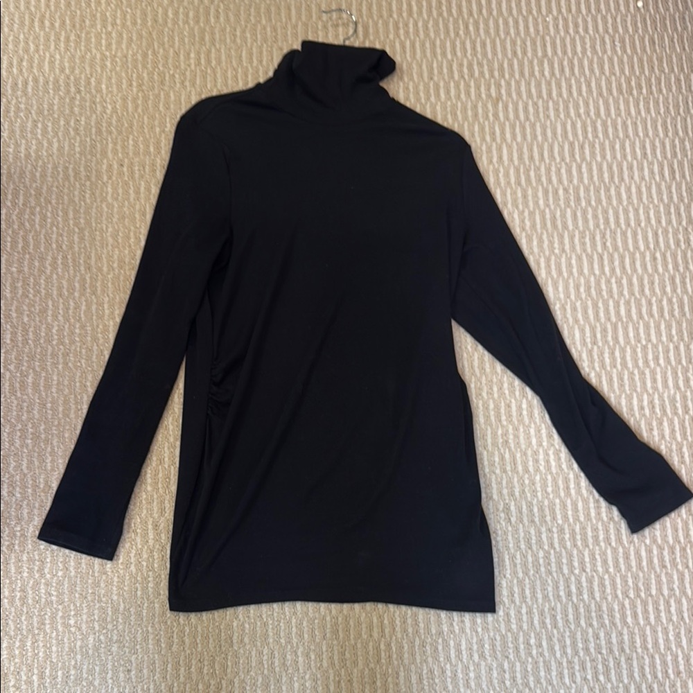 Maternity Gap Black Turtleneck Top